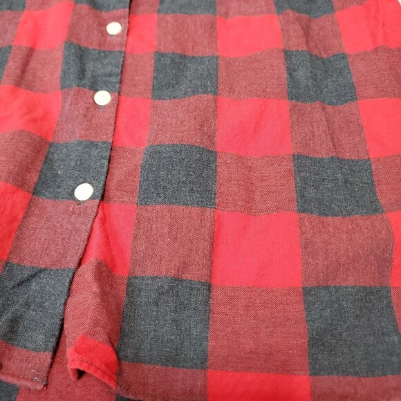 GAP ladies buffalo plaid longsleeve button down top size XS ladies - Picture 6 of 10